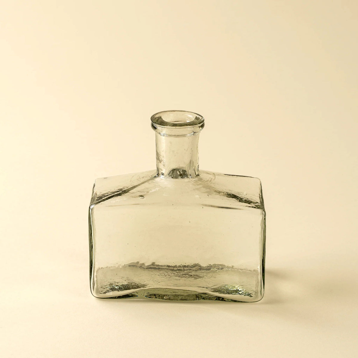 Small Clear Glass Bottle Vase