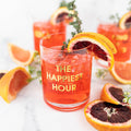 Happiest Hour Rocks Glass