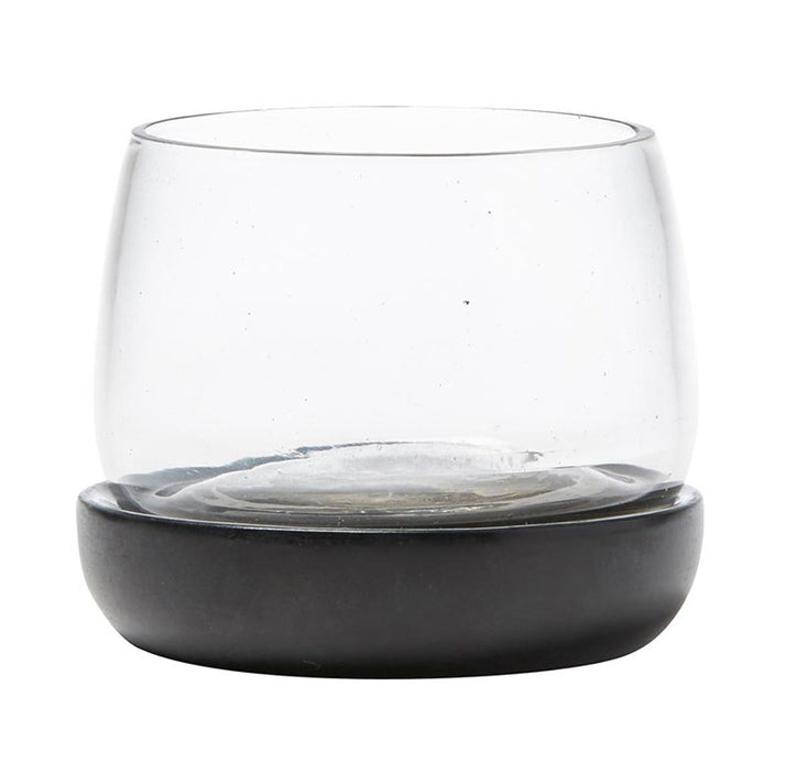 Black Marble & Glass Dish - Small