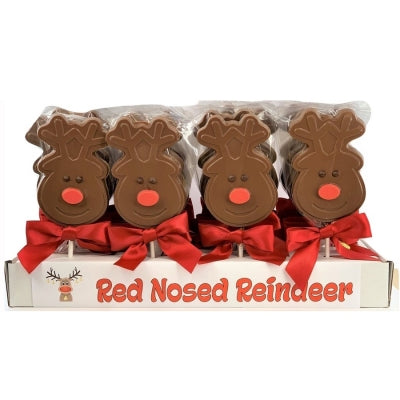 Andea Chocolate |Pops Red Nose Reindeer Chocolate