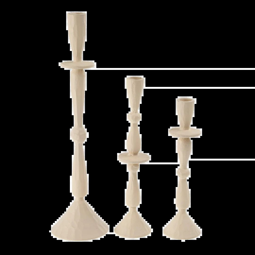 Imani Candle Holder - Large White
