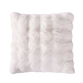 Pillow Faux Fur 22 x 22 " Ivory