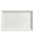 Platter Ariel 14 x 9" white ceramic