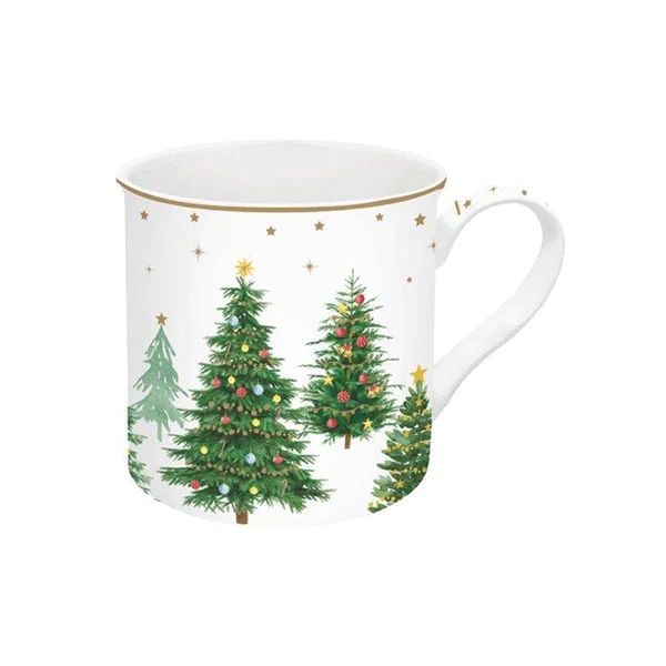 Festive Tree Mugs 10 oz