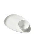 Studio 1811 | Small White Chip & Dip Platter with Dish