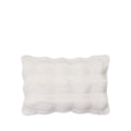 Pillow Faux Fur 12 x 18" Ivory