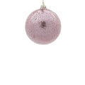 Ornament Blush Ball Iced 10 Cm