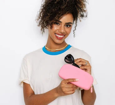 Peepers | Pink Eyeglass Case