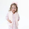 Chenille Baby Pink Vest