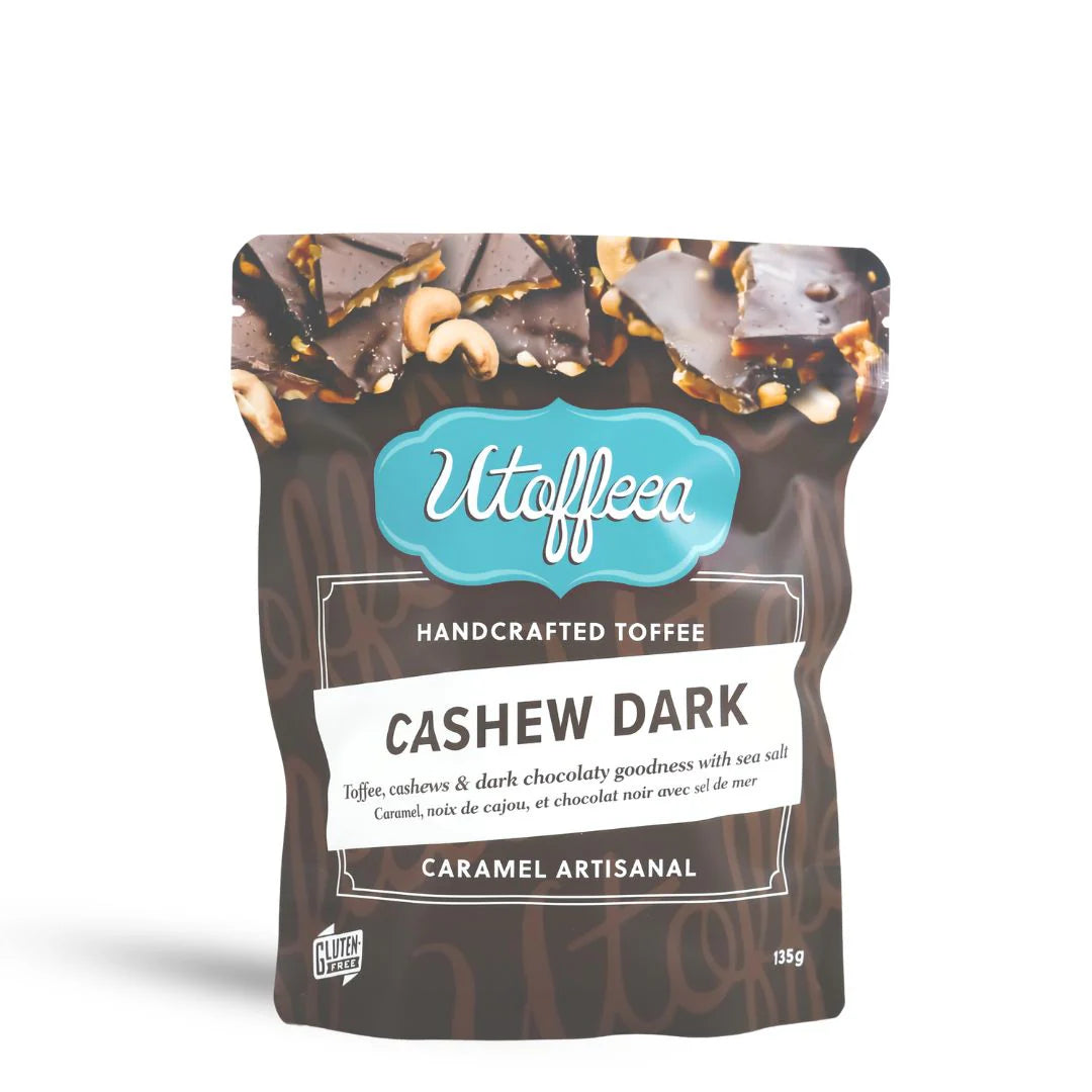 Utoffeea Cashew Dark Toffee 135g