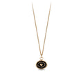 Pyrrha | Gold 14k Heart Print 18 " Necklace