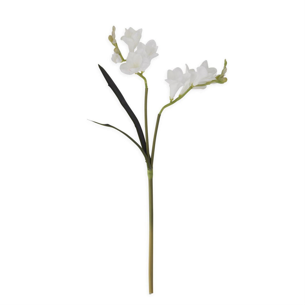 Real Touch 21" Freesia Stem White