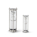 Hourglass Silver with water