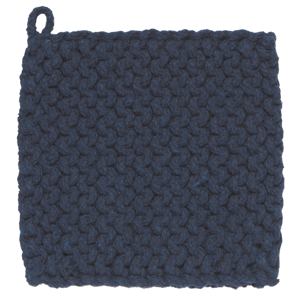 Knit Potholder - Midnight