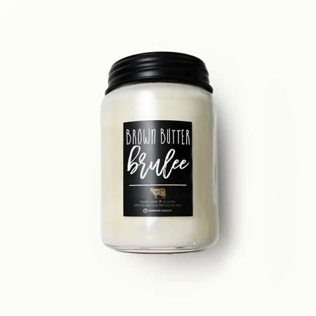 Brown Butter Brulee  26 oz Farmhouse Candle Milkhouse