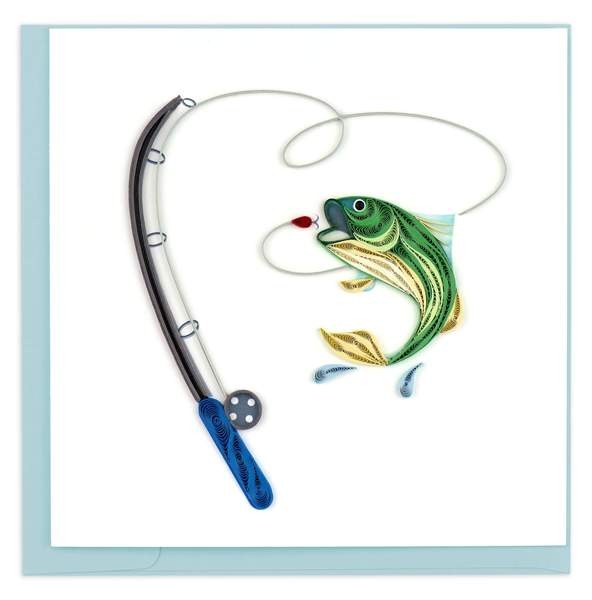 Quilling Card | Gone Fishing