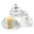 Single-Serve Glass Butter Dish