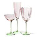 Floral Wine Glass
