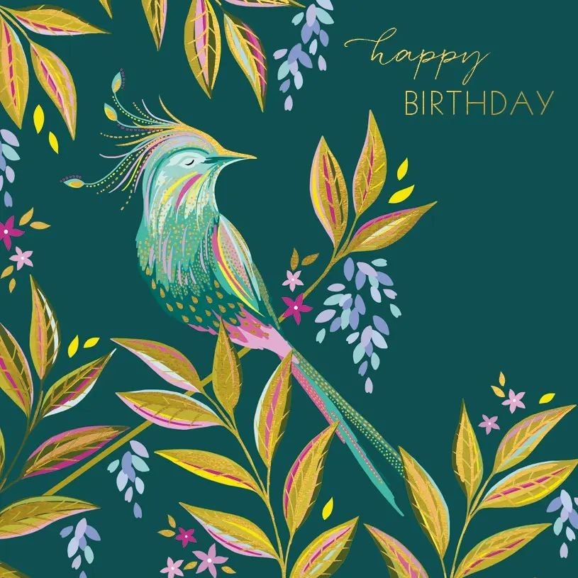 Happy Birthday Bird Card by Sara Miller | Incognito