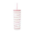 Kate Spade | Acrylic Tumbler with Straw - Goddess Stripe