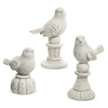White Bird on Pedestal Decorative Figurine – Assorted