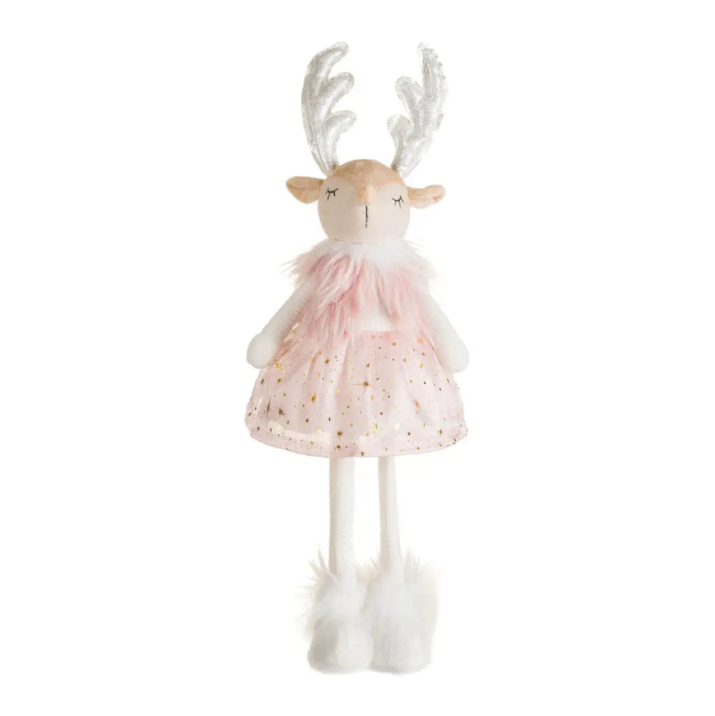 21" Blush Deer Girl in Starlight Dress