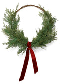 Cedar Wreath with Ribbon