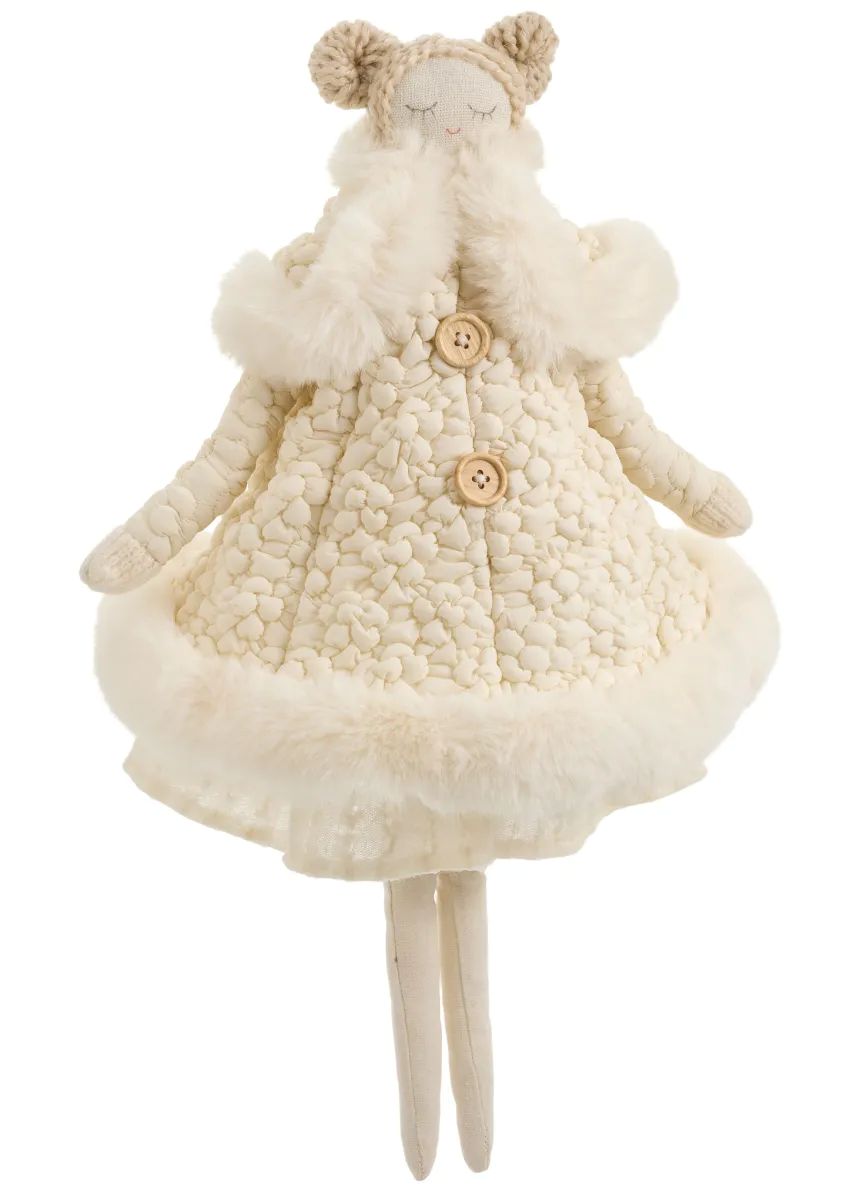 Pine Centre | Ecru Girl Ornament 12" × 19"