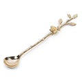 Twig Long Spoon W/ bee Gold 8.5"