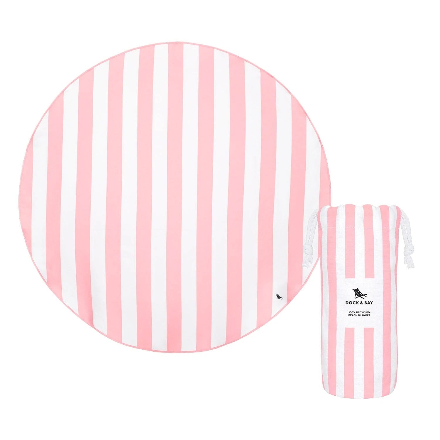 Dock & Bay | Round Blanket - Malibu Pink