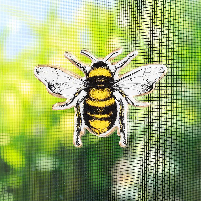 Two-Sided Bumble Bee Screen Magnet