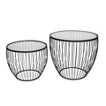 Cyclone Glass Table - Medium Matte Black
