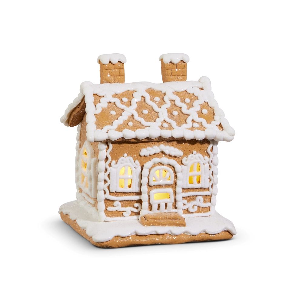 Gingerbread House 6" Lighted