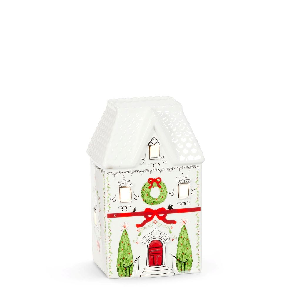 Village House Lighted 7.25"