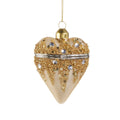 Ornament Kismet Gold Heart 3.5 "