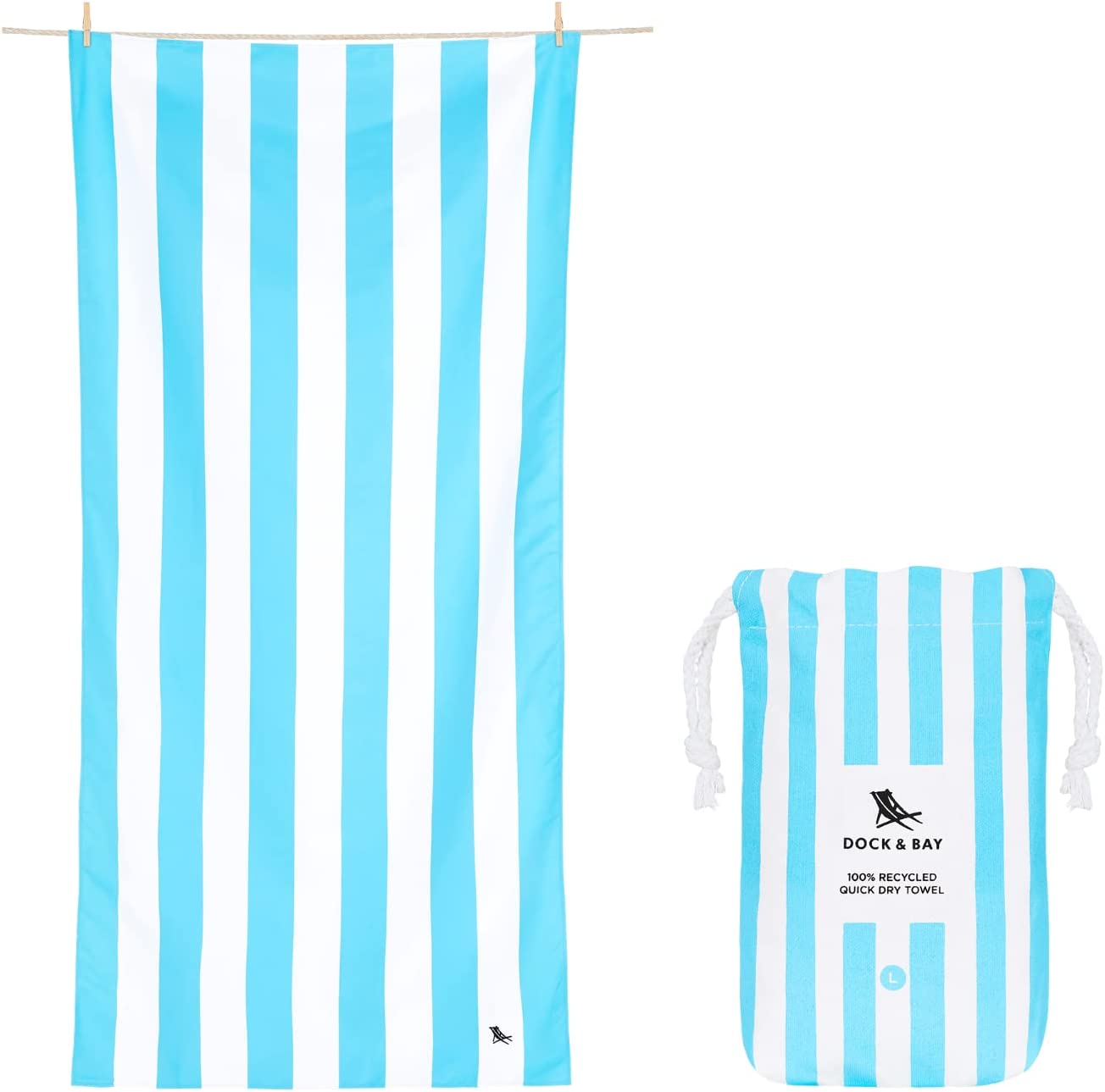 Dock & Bay | XL Towel - Tulum Blue
