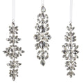 Ornaments Clear Jewel Drop 6.5"