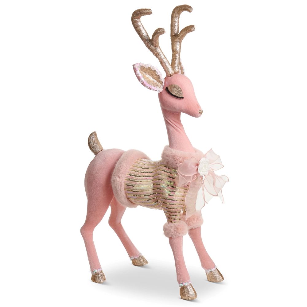 Deer Large Pink 30.5"