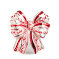 Ornament Peppermint Bow 4.25"