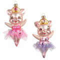 Ornament Pig Ballerina 5.25"