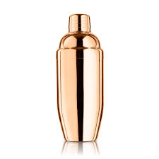 Cocktail Shaker Double Wall Stainless Steel Copper