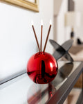 Everlasting Candle Neva Vase – Red Metallic
