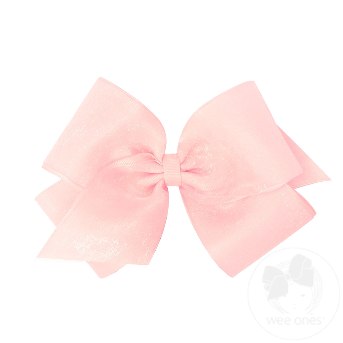Baby Hair Bow - King Organza Overlay