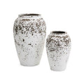 Small  Textured Terracotta Vase 10.5"