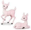 Pink Retro Deer Assort Each 8.25"