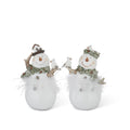 Snowman glittered White 7" KK