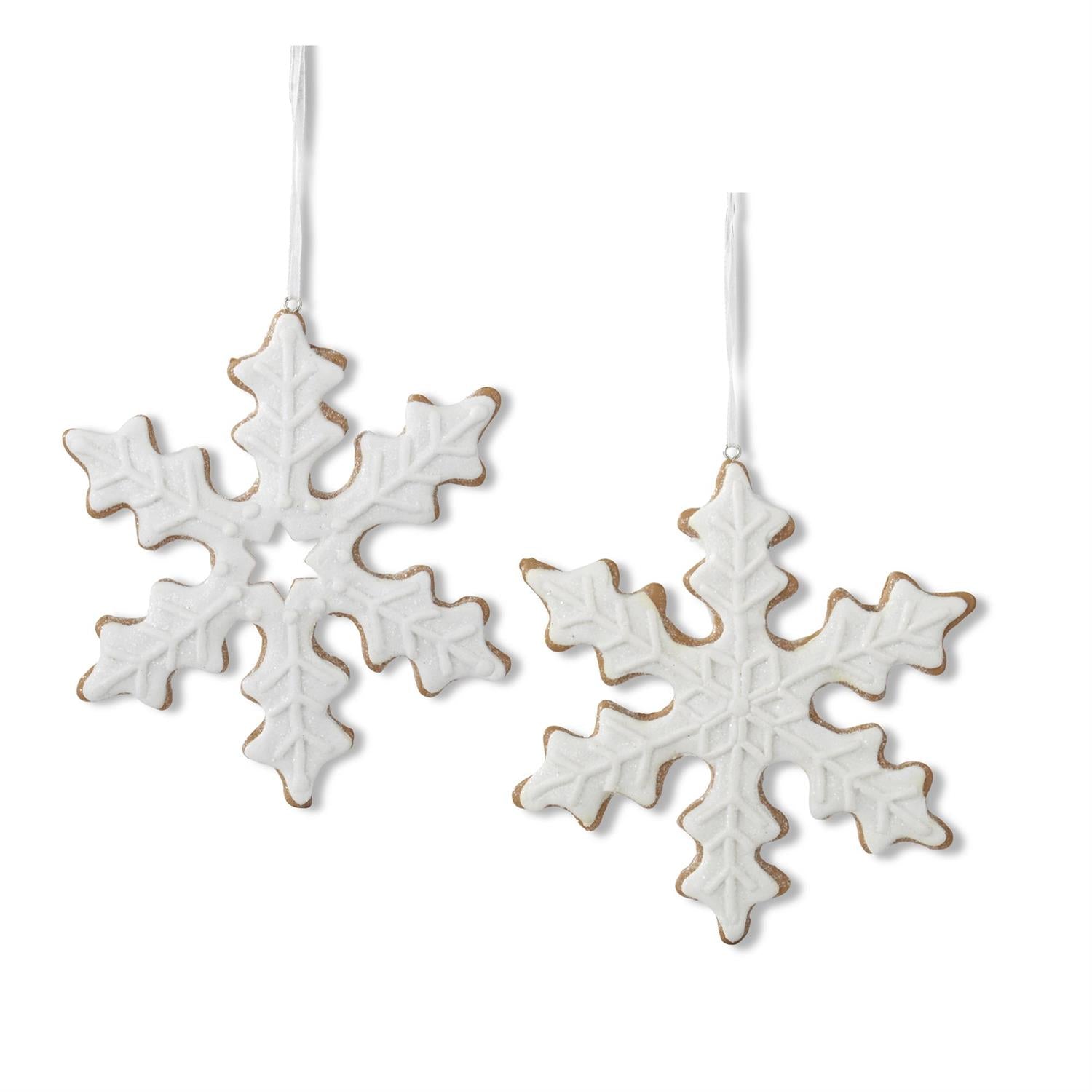 Ornament Snowflake Gingerbread KK