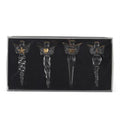 Ornament Box of 4 Glass Angel Icicle KK