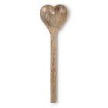 Spoon Heart Shaped Wood 7" ABT