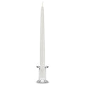 Abbott Simple Clear Glass Taper Candle Holder